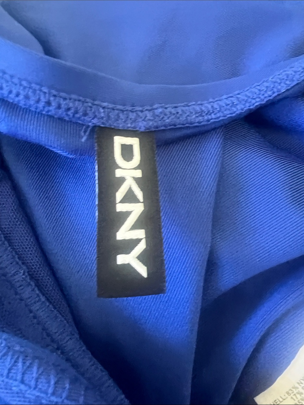Dkny Royal Blue Ruffle One-Piece women’s Swimsuit - Picture 4 of 6